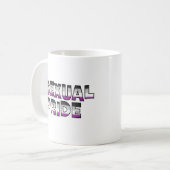 Mug Fierté asexuelle (Devant gauche)