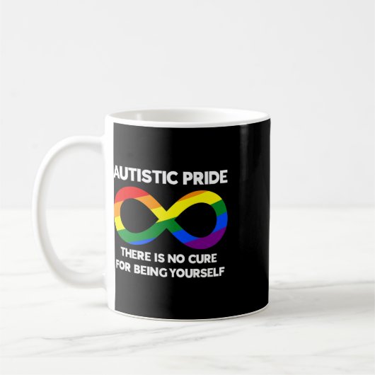 Mug Fierté autistique - Sensibilisation sur l'autisme  (Gauche)