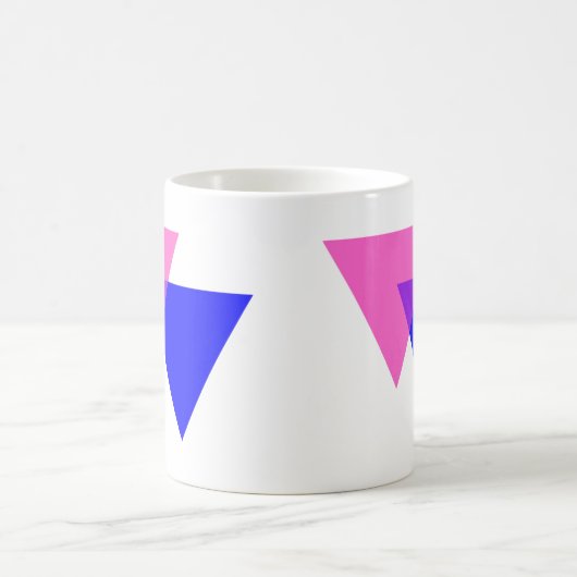 Mug Fierté bisexuelle Biangles (Centre)