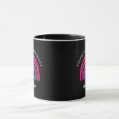 Mug Fierté Bisexuelle Célébrer la diversité L'amour es (Centre)