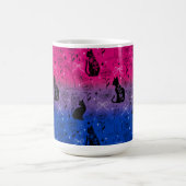 Mug Fierté bisexuelle Chat Noir - Sorcière Mystique (Centre)