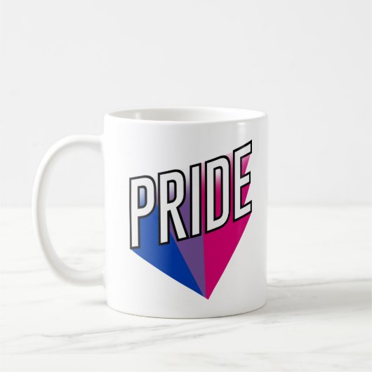 Mug Fierté bisexuelle éclatée (Gauche)