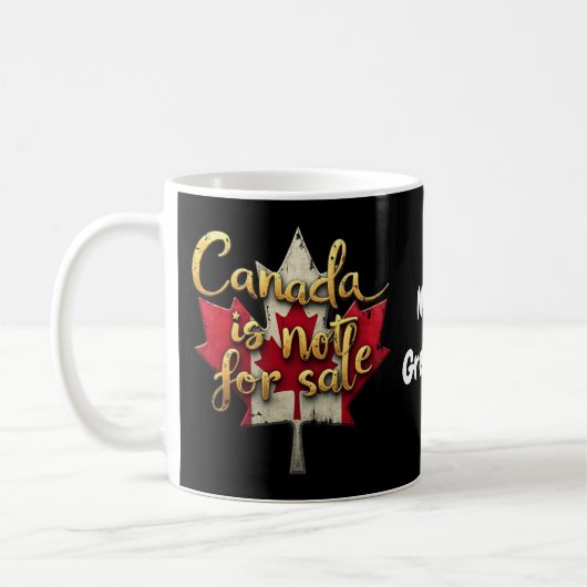 Mug Fierté canadienne : le Canada n'est pas à vendre (Gauche)
