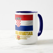 Mug Fierté de croat (Devant droit)