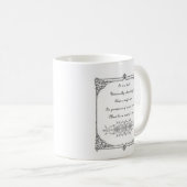 Mug Fierté de Jane Austen et ligne citation de (Devant droit)