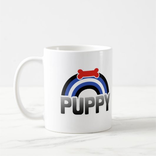 Mug Fierté de jeu de chiot (Gauche)