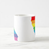 Mug fierté de la Californie. rayé (Centre)