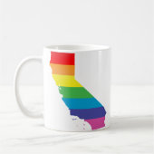 Mug fierté de la Californie. rayé (Gauche)