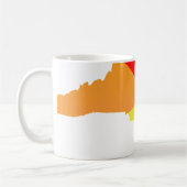 Mug fierté de la carolina du nord. (Gauche)