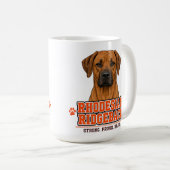 Mug 🐾 Fierté de la famille Rhodesian Ridgeback 🐾 (Devant droit)