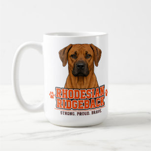 Mug 🐾 Fierté de la famille Rhodesian Ridgeback 🐾
