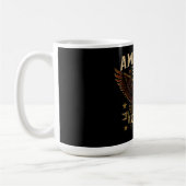 Mug Fierté de l'aigle américain – Liberté USA audacieu (Gauche)