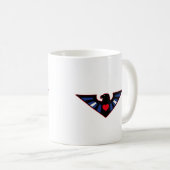 Mug Fierté de l'aigle en cuir (Devant droit)