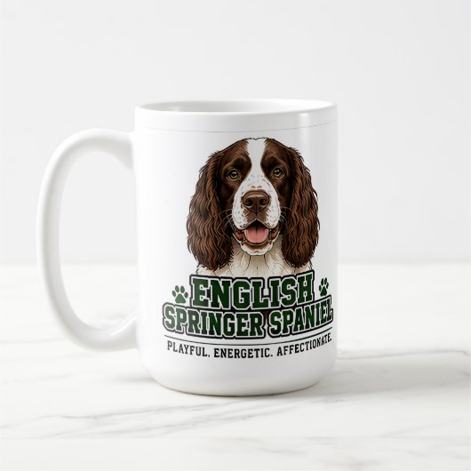 Mug 🐾 Fierté de l'English Springer Spaniel 🐾 (Gauche)