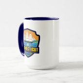 Mug Fierté de l'État | Connecticut (Devant gauche)