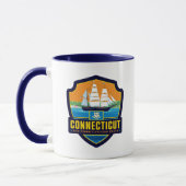Mug Fierté de l'État | Connecticut (Gauche)