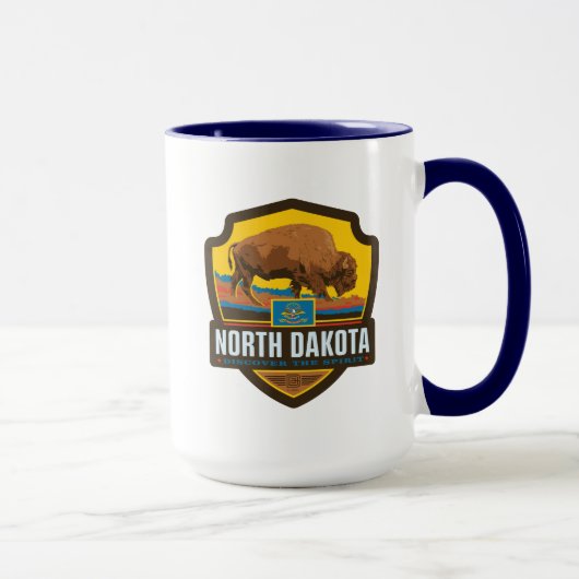 Mug Fierté de l'État | Dakota du Nord (Droite)