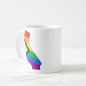 Mug Fierté de l'État de Californie Progress Pride LGBT (Devant gauche)