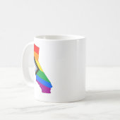 Mug Fierté de l'État de Californie Progress Pride LGBT (Devant gauche)