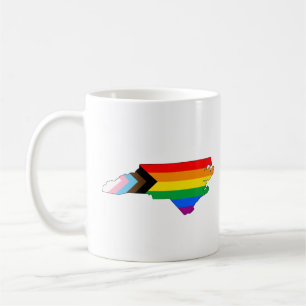 Mug Fierté de l'État de Caroline du Nord LGBTQ Progres
