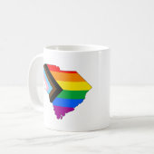 Mug Fierté de l'État de Caroline du Sud LGBTQ Progress (Devant gauche)