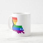 Mug Fierté de l'État de Louisiane LGBTQ Progress Pride (Devant gauche)