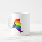 Mug Fierté de l'État de New York LGBTQ Progress Pride (Devant gauche)