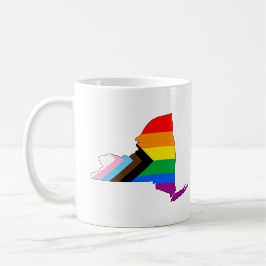 Mug Fierté de l'État de New York LGBTQ Progress Pride (Gauche)