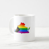 Mug Fierté de l'État de Virginie LGBTQ Progress Pride (Devant gauche)