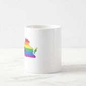 Mug Fierté de l'État de Virginie LGBTQ Progress Pride (Centre)