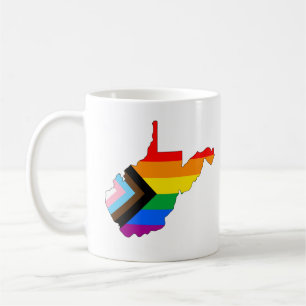 Mug Fierté de l'État de Virginie-Occidentale LGBTQ Pro