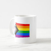 Mug Fierté de l'État de Washington LGBTQ Progress Prid (Devant gauche)