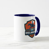 Mug Fierté de l'État | Delaware (Devant droit)