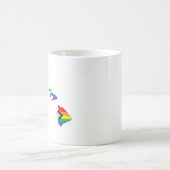 Mug Fierté de l'État d'Hawaii LGBTQ Progress Pride (Centre)