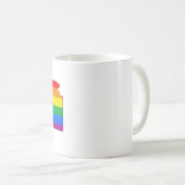 Mug Fierté de l'État du Kansas LGBTQ Progress Pride (Devant droit)