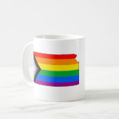 Mug Fierté de l'État du Kansas LGBTQ Progress Pride (Devant gauche)