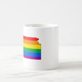 Mug Fierté de l'État du Kansas LGBTQ Progress Pride (Centre)