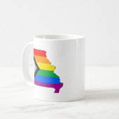 Mug Fierté de l'État du Missouri LGBTQ Progress Pride (Devant gauche)
