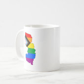 Mug Fierté de l'État du New Jersey LGBTQ Progress Prid (Devant gauche)