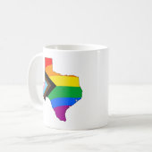 Mug Fierté de l'État du Texas LGBTQ Progress Pride (Devant gauche)