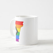 Mug Fierté de l'État du Vermont LGBTQ Progress Pride (Devant gauche)
