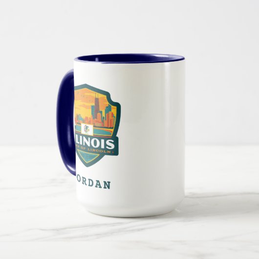 Mug Fierté de l'État | Illinois (Devant gauche)