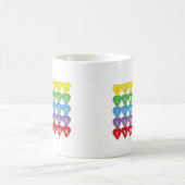 Mug Fierté de l'État Indiana Rainbow Hearts (Centre)