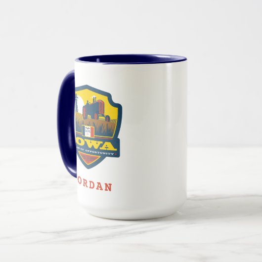Mug Fierté de l'État | Iowa (Devant gauche)