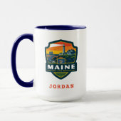 Mug Fierté de l'État | Maine (Gauche)