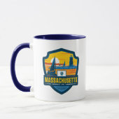 Mug Fierté de l'État | Massachusetts (Gauche)