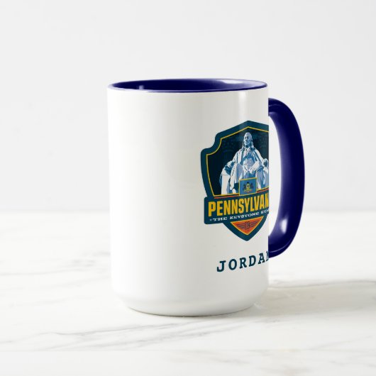 Mug Fierté de l'État | Pennsylvanie (Devant droit)
