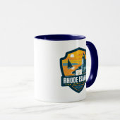 Mug Fierté de l'État | Rhode Island (Devant droit)