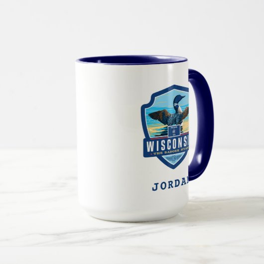 Mug Fierté de l'État | Wisconsin (Devant droit)