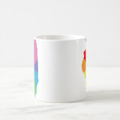 Mug fierté de l'illinois. angoissé. (Centre)